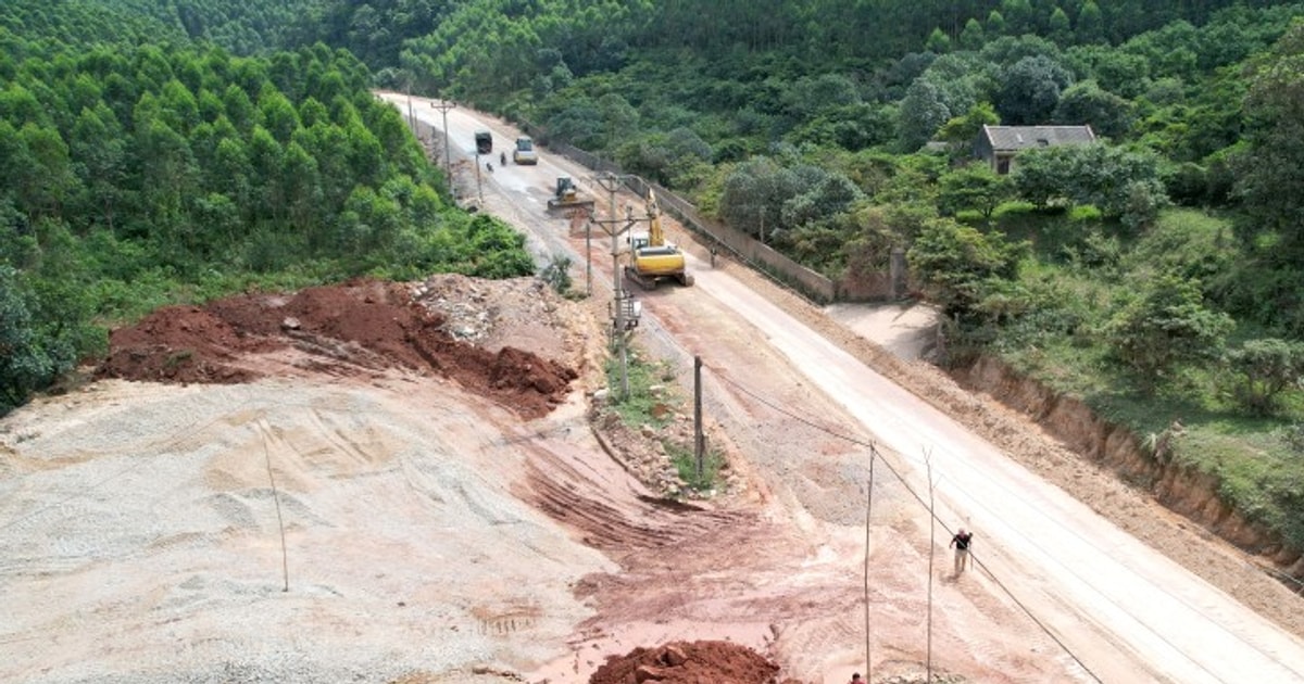 Gấp rút thi công tuyến đường kết nối Quảng Ninh – Bắc Ninh