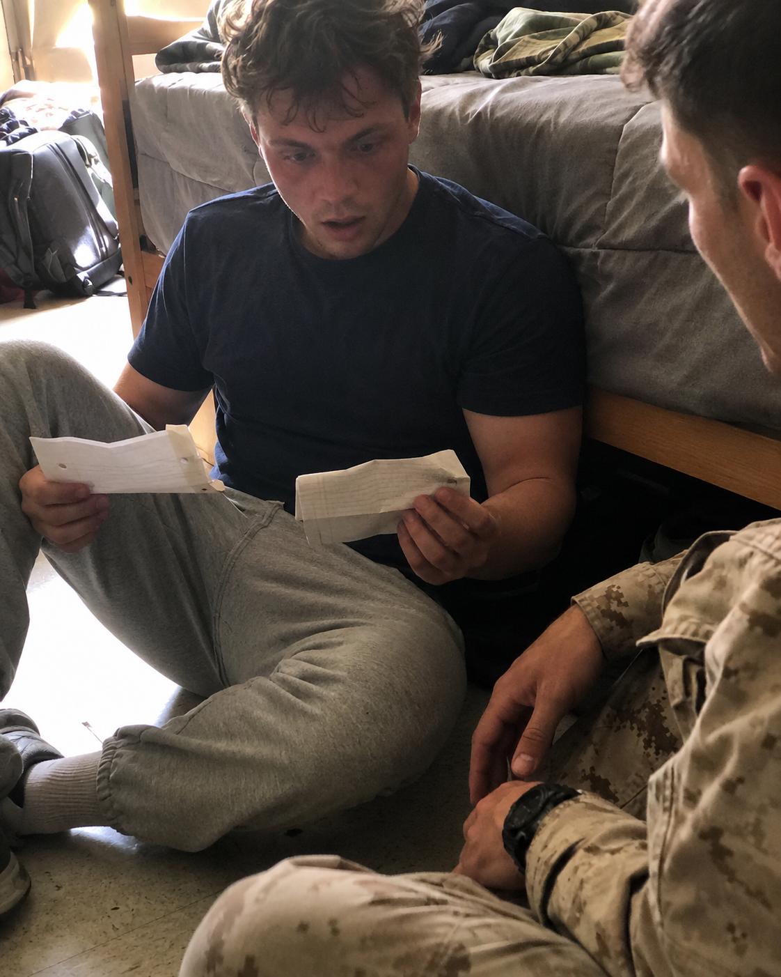 A soldier walked into his brother’s dorm room unannounced. His brother was holding a withdrawal form and a letter he’d written six years ago.